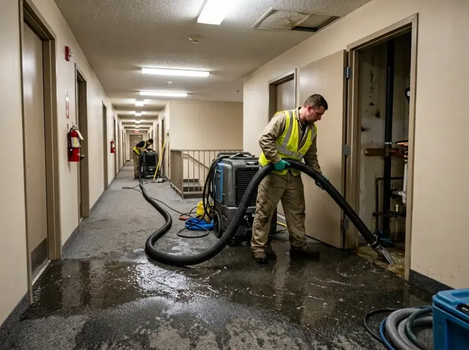 multi-unit-apartment-hallway-f-005 — frequently asked questions, Emergency Burst Pipe Water Extraction & Removal in Solana B…